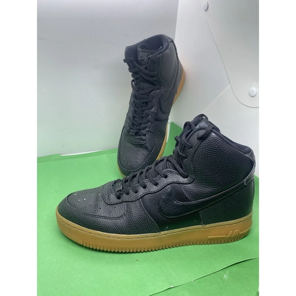 Nike Air Force 1 High SE Black Gum Womens Sneaker 860544-002 US 9.5
